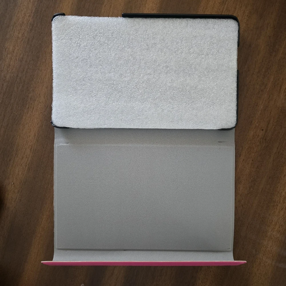 ❤️Pink Tablet Case with Floral Sleeve & Wireless Keyboard